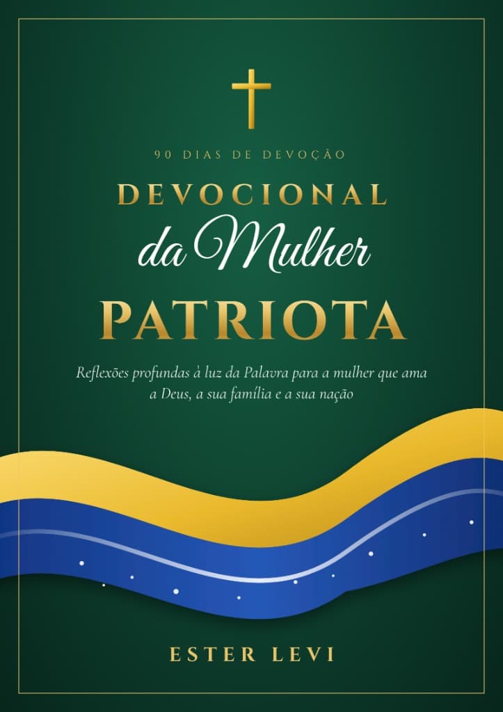 Capa do Devocional da Mulher Patriota, de Ester Levi