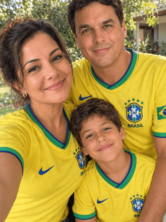 Ester Levi com a família